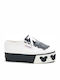 2790-Cotfringw Legend Γυναικεία Flatforms Sneakers Λευκά