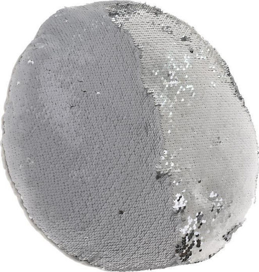 Click Throw Pillow 6-40-971-0002 Silver 35x35cm
