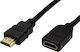 Value HDMI 1.4 Високоскоростен 1080p 120Hz HDMI Кабел HDMI Мъжки - HDMI Женски 3м Черен