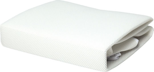 Greco Strom Air Proof Fitted Waterproof Crib Mattress Protector Breathable 64x126cm