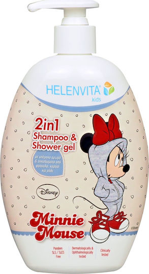 Helenvita Детски Душ гел & Шампоан Minnie Kids с Нар под Формата на Гел 500мл