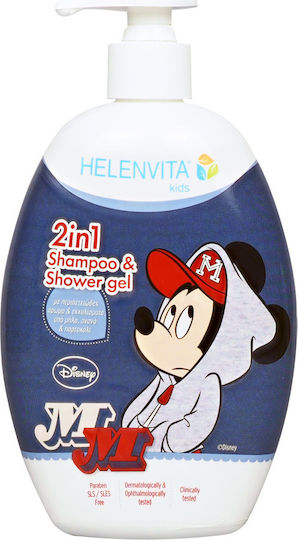 Helenvita Kinder Duschgel & Shampoo Mickey Kids mit Apfel in Gel-Form 500ml