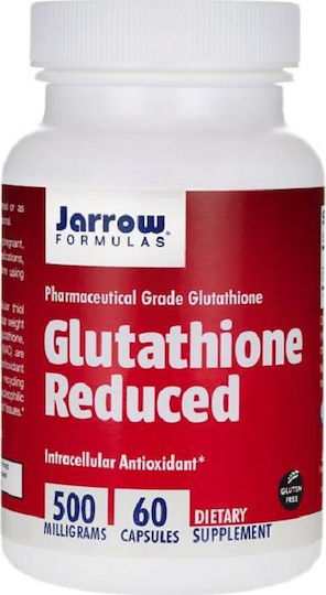 Jarrow Formulas Glutathione Reduced 500mg 60 Herbal Capsules Unflavoured