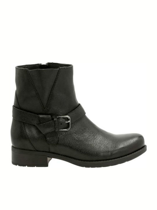 Verlie Bali Leder Stiefeletten Damen Schwarz