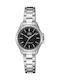 Q&Q Damen Uhr mit Silber Metallarmband