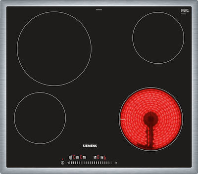 Siemens ET645FEN1E Autonomous Cooktop with Ceramic Burners and Locking Function 58.3x51.3cm