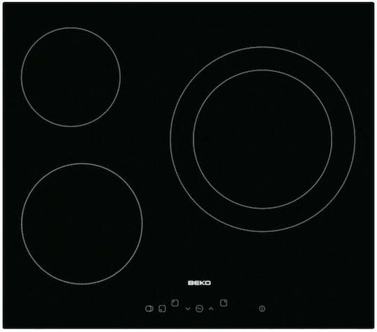 Beko Κεραμική Εστία Αυτόνομη με Λειτουργία Κλειδώματος 58x51εκ.