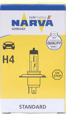 Narva Lămpi Autoturismului & Motocicletei Standard H4 Halogen 12V 60W 1buc