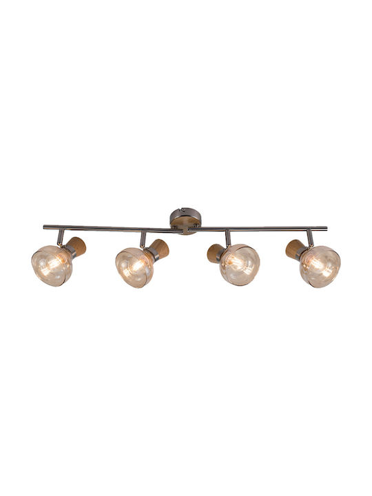 Elmark Addy Spot With 4 Lights And E14 Lamp Ada...