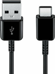 Samsung Regular USB 2.0 Cable USB-C male - USB-A male Μαύρο 1.5m (EP-DG930MBEGWW)