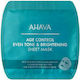 Ahava Age Control Even Tone & Brightening Sheet...