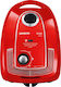 Siemens VSP3AAAA Ηλεκτρική Σκούπα 750W με Σακούλα 4lt Κόκκινη