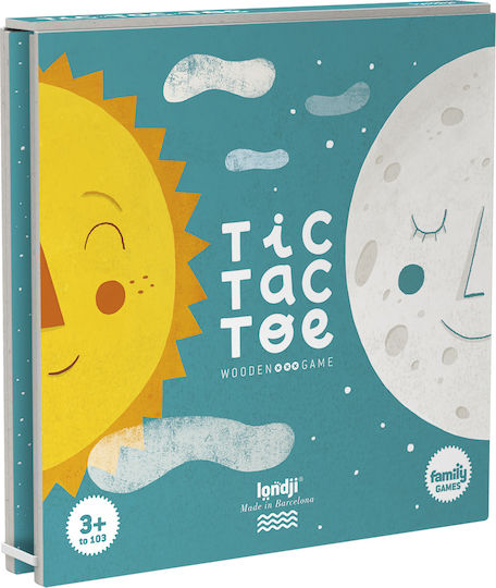 Board Game Sun and Moon Tic Tac Toe for 2 Players 3+ Years Old (EN) Londji