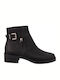 Leather Women's Ankle Boots Black
