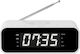 Thomson Radio/Clock with USB Charge Ceas Digital de Masă cu Alarmă, Radio și Încărcare Wireless Alb CR221I