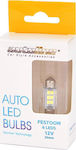 Autoline Lamps Car & Motorcycle SV8.5-8 LED 6500K Cold White 12V 2pcs