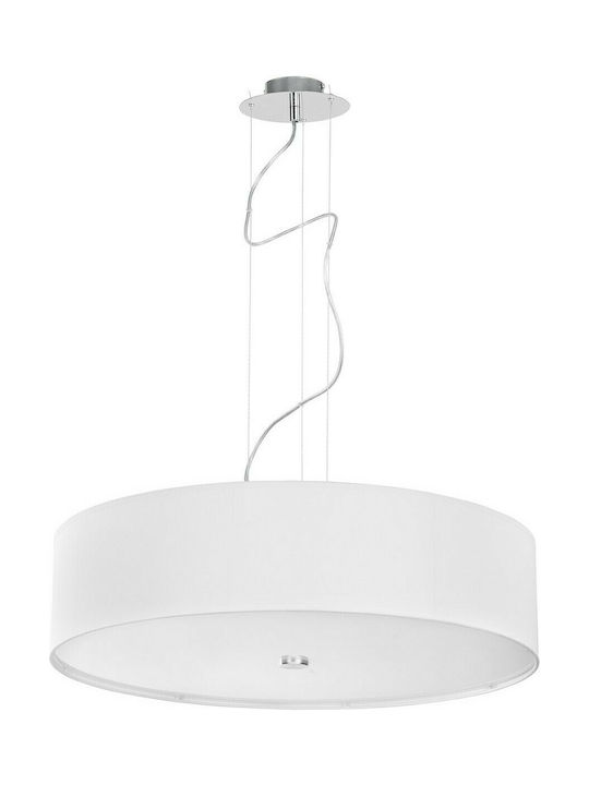 Nowodvorski Viviane Pendant Light Three-Light for Socket E27 White