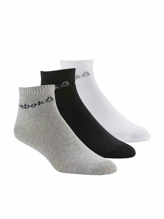 Reebok Active Core Αθλητικές Κάλτσες Πολύχρωμες 3 Ζεύγη