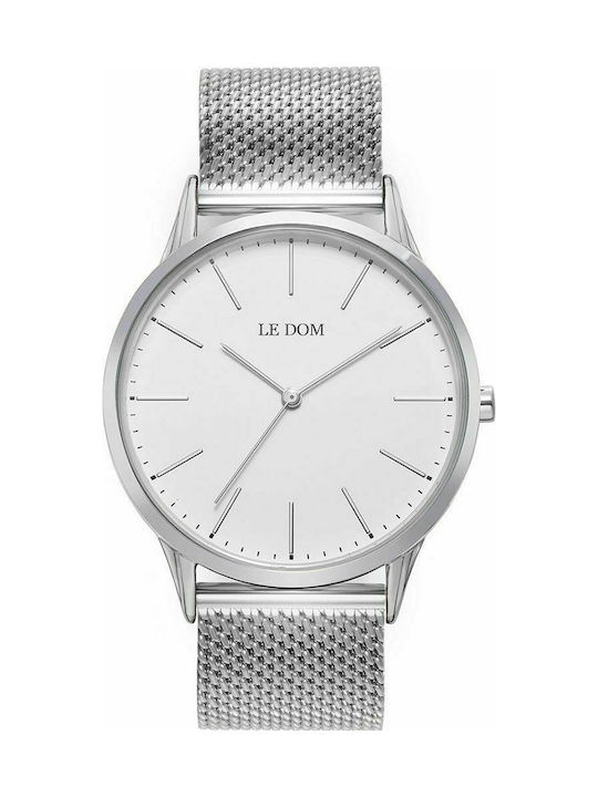 Le Dom Classic Silver Stainless Steel Bracelet