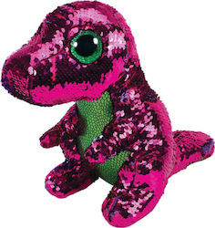 TY Plush Dinosaur Beanie Boos Flippable Stompy Dino for 3+ Years 23 cm