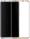 3D Full Face Tempered Glass Gold (Galaxy S8)