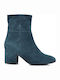 Paola Ferri 4136 Suede Women's Ankle Boots Petrol