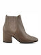 Paola Ferri 4717 Leather Women's Ankle Boots Brown