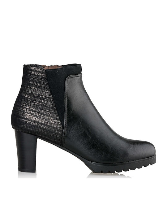 Envie Shoes Botine pentru femei cu toc înalt Negru