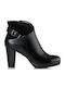 Envie Shoes Damen Knöchelstiefel Schwarz