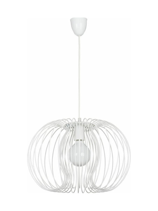 Nowodvorski Agadir Pendant Light Single-Light for Socket E27 White