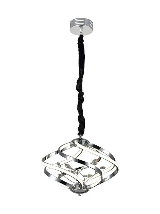 Keskor Pendant Lamp with Built-in LED Silver