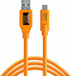 Tether Tools Regular USB 3.0 Cable USB-C male - USB-A male Πορτοκαλί 4,60m (TET-CUC3215-ORG)