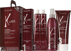 Farmavita K.Liss Keratin System Straightening Lotion Θρέψης για Όλους τους Τύπους Μαλλιών με Κερατίνη (4x50ml) 200ml