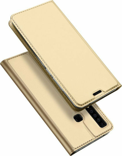 Dux Ducis Skin Pro Series Buchen Sie Synthetisches Leder Gold (Galaxy A9 2018)