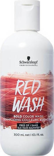Schwarzkopf Bold Color Red Wash Σαμπουάν Διατήρησης Χρώματος & Λάμψης για Βαμμένα Μαλλιά 300ml