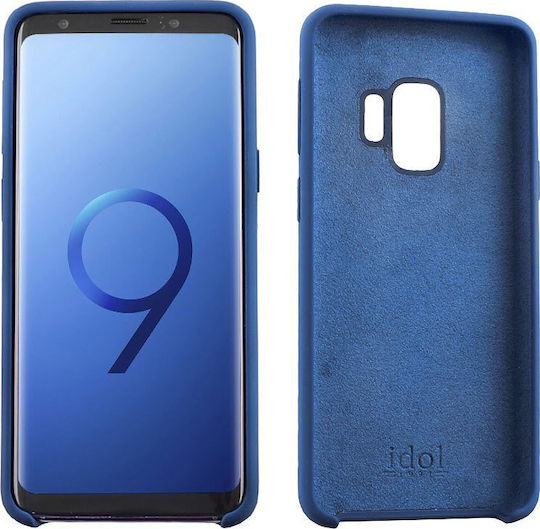 Idol 1991 Velvet TPU Back Cover Silicone Blue (Galaxy S9)