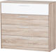 Sigrid Wooden Chest of Drawers with 4 Drawers 98x38x90cm