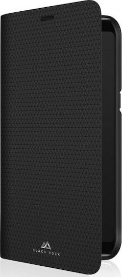 Black Rock Книга Изкуствена кожа Черен (iPhone XS Max)