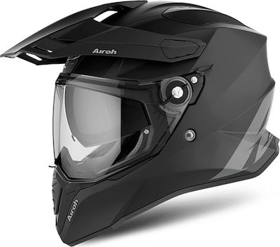 Airoh Commander Color On-Off Helmet with Pinlock and Sun Visor ECE 22.05 / DOT 1430gr Black Matt CM11