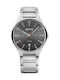 Bering Time Watch Battery with Silver Metal Bracelet 11739-772