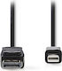 Nedis Cable mini DisplayPort male - DisplayPort male 1m (CCGP37400BK10)