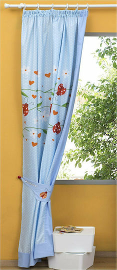 Fennel Easter Bunny Kids Curtain with Rod Pocket