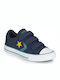 Converse Παιδικά Sneakers Star Player OX 3V C με Σκρατς για Αγόρι Navy Μπλε