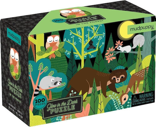 Kids Puzzle In the Woods for 5+ years+ Years 100pcs Mudpuppy