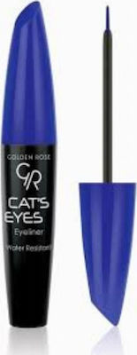 Golden Rose Cats Eye Πινέλο Eyeliner Matte Blue