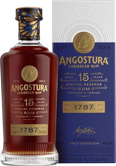 1787 Old Rom 15 Ani 40% 700ml într-o Cutie