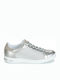 Geox D Jaysen Damen Anatomisch Sneakers Silber