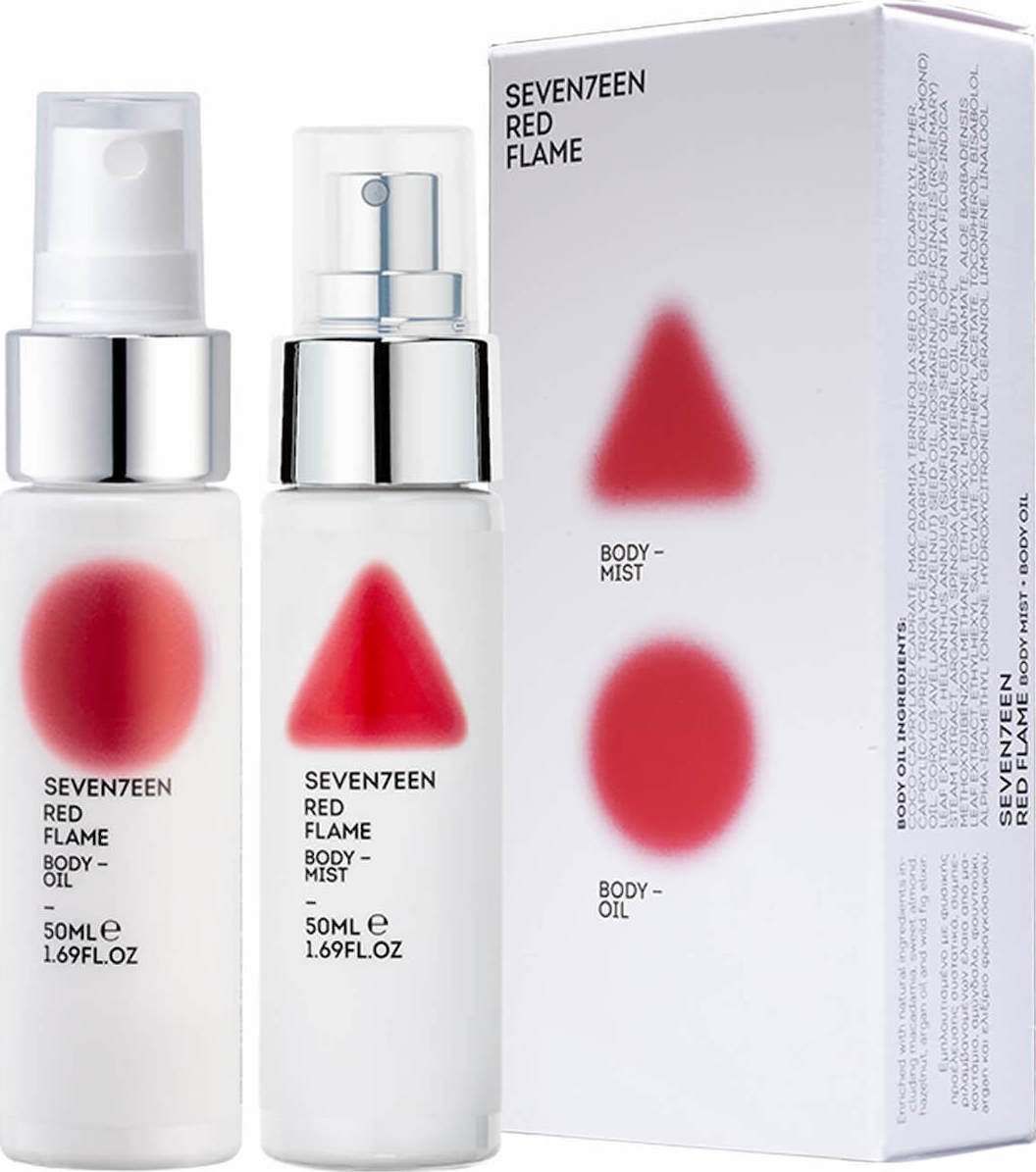 Seventeen Red Flame Set Body Mist 50ml & Body Oil 50ml Skroutz.gr