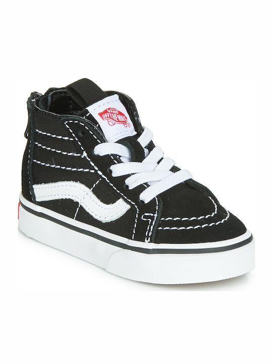 Vans Încălțăminte Sport pentru Copii Inalti SK8-HI ZIP Negre