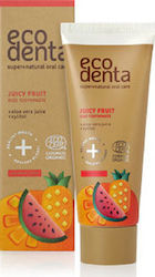 Ecodenta Cosmos Organic Juicy Fruit Παιδική Οδοντόκρεμα Τσιχλόφουσκα 75ml